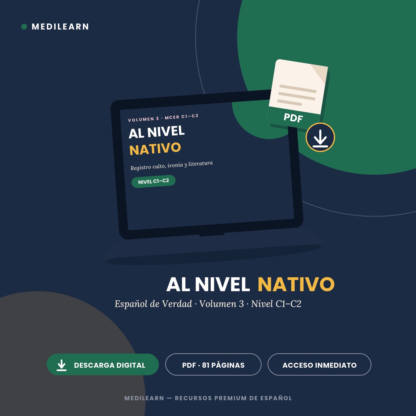 Español de Verdad C1-C2: Domina el Español Nativo | PDF