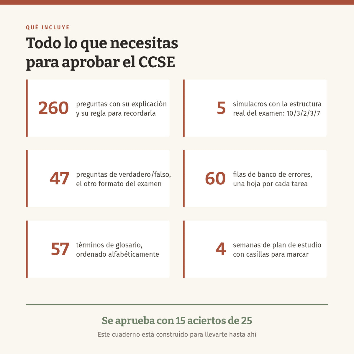Cuaderno CCSE 2026 · Examen de nacionalidad española (PDF)