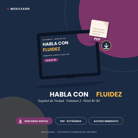 Español de Verdad Vol. 2 — Authentic Spanish from Spain (B1-B2 PDF Ebook)